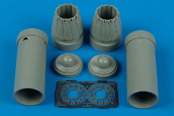 Aires 1/72 F/A-18E/F Super Hornet Exhaust Nozzles Opened for Hasegawa # 7327 