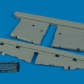 Accessory for plastic models - J35 Draken control surfaces