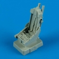 Accessory for plastic models - F-5E seat with safety belts