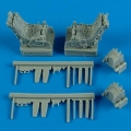 Accessory for plastic models - Su-27UB ejection seats with safety belts