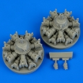 Accessory for plastic models - A-20 Havoc engines
