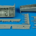 Accessory for plastic models - F-8 Crusader wheel bay