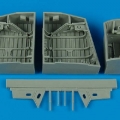 Accessory for plastic models - English electric Canberra wheel bays