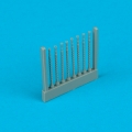Accessory for plastic models - Lancaster gun barrels round perforated