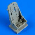 Accessory for plastic models - Me 163B seat with safety belts