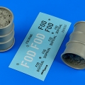 Accessory for plastic models - FOD drums