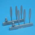Accessory for plastic models - PBY-5 Catalina propellers