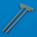 Accessory for plastic models - Wellington fuel outlet pipe - closed flaps