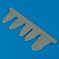 Accessory for plastic models - Spitfire Mk. I/V control surfaces
