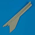 Accessory for plastic models - MiG-21MF correct spine and Tail