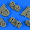 Accessory for plastic models - F-16I Sufa weighted wheels (GY production)