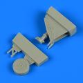 Accessory for plastic models - A-1J Skyraider tailwheel