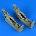 Accessory for plastic models - US Navy Pilot & Operator with ej. seats for F-14A/B Tomcat
