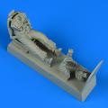 Accessory for plastic models - USAF Pilot with seat for A-1H Skyraider