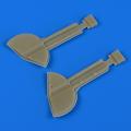 Accessory for plastic models - Spitfire Mk.Ixc undercarriage covers