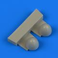 Accessory for plastic models - Wellington Mk. Ic propeller spinners