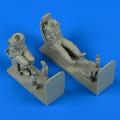 Accessory for plastic models - German Luftwaffe Pilot and Gunner WWII with seats for Ju 87 Stuka