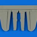 Accessory for plastic models - Ki-61-Id control surfaces