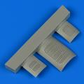 Accessory for plastic models - Su-34 Fullback tail cooling grilles