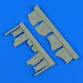 Accessory for plastic models - Hawker Hunter undercarriage covers