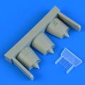Accessory for plastic models - Mirage F.1 air intakes