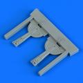 Accessory for plastic models - Bf 109G-6 undercarriage covers