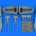 Accessory for plastic models - Beaufighter TF.X wheel bay set