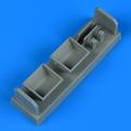 Accessory for plastic models - Bf 109F/G/K seat (metal type)
