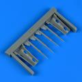 Accessory for plastic models - Bf 109G-6 piston rods with undercarriage legs locks