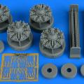 Accessory for plastic models - B-17G flying fortress engines