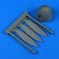 Accessory for plastic models - Bf 109F-4 propeller