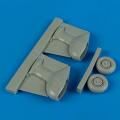 Accessory for plastic models - Ju 87G Stuka correct spatted undercarriage