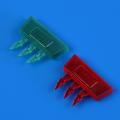 Accessory for plastic models - Bf 109K position lights (coloured)