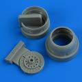 Accessory for plastic models - Fw 190D-11/12/13 cowling and cooling flaps (closed)