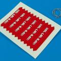 Accessory for plastic models - Remove before flight flags - IDF - white lettering