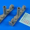 Accessory for plastic models - LAU-3/A US Navy rocket container