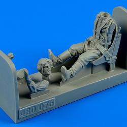 Russian WWII pilot with seat for P-39 Airacobra